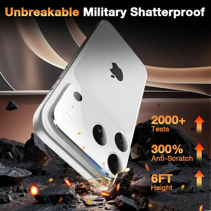 Protector De Cámara Para iPhone Pro Max Plateado
