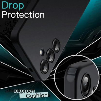 Funda Slim Para Samsung Galaxy S25 Negro Liso