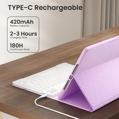Funda Con Teclado Para iPad A16
