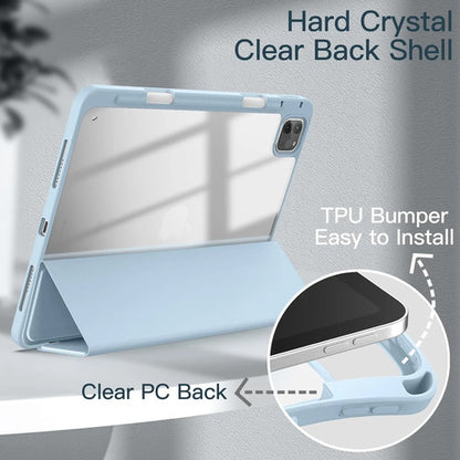 Funda Para iPad Pro 11 Pulgadas Con Soporte Para Lapiz Azul Claro