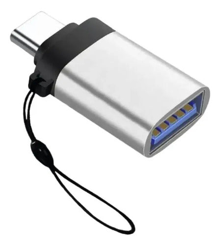 Adaptador Usb-c A Usb 3.0 Otg Gris