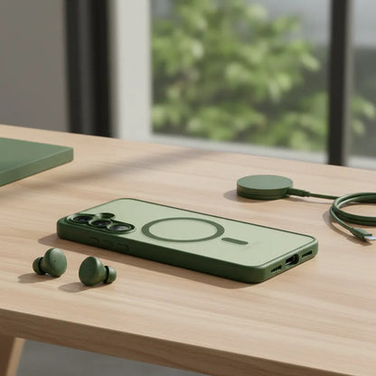 Funda Magnética Para Samsung Galaxy S25 Fe Verde
