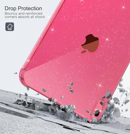 Funda Transparente Para iPad (a16) 11th Gen 2025 Rosa Chicle