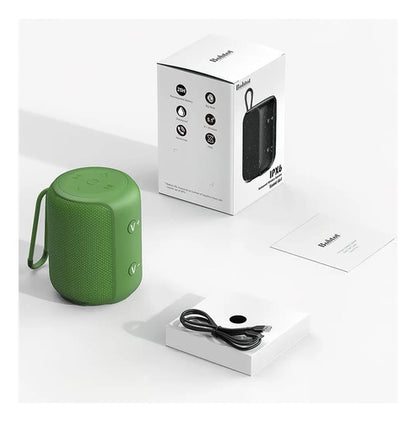 Bocina Portátil Bobtot Bluetooth, Impermeable Verde
