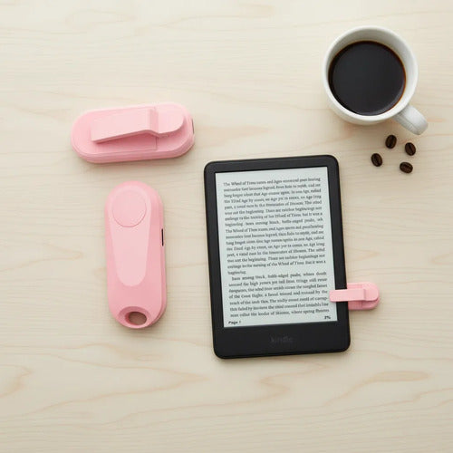 E-reader Control Remoto Girador De Paginas Rosa