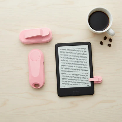E-reader Control Remoto Girador De Paginas Rosa