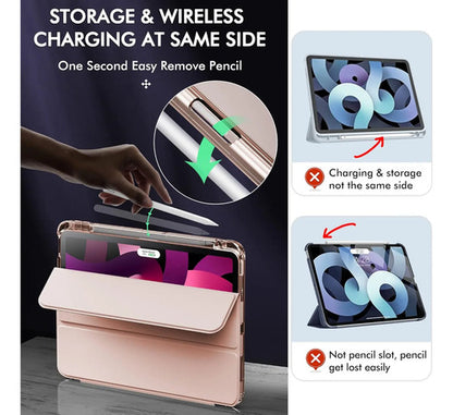 Funda Para iPad Air 11  M3/m2 (2025/2024) Y 5ta Rosa Chicle