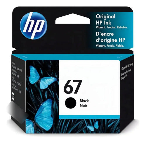 Cartucho De Tinta Hp 67 Color Negro