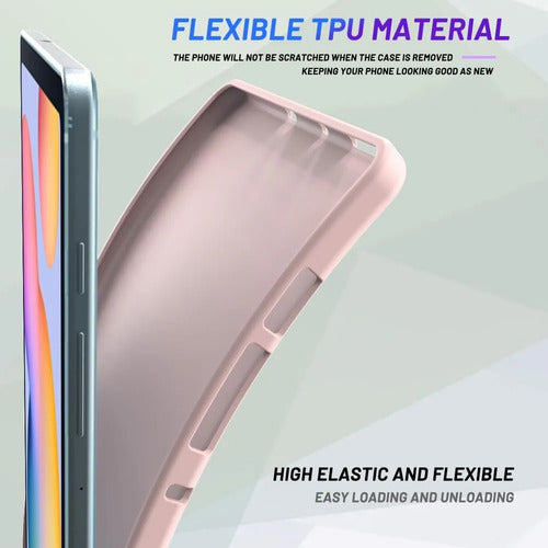 Funda Slim Callyue Para Samsung Galaxy Tab S6 Lite Rosa