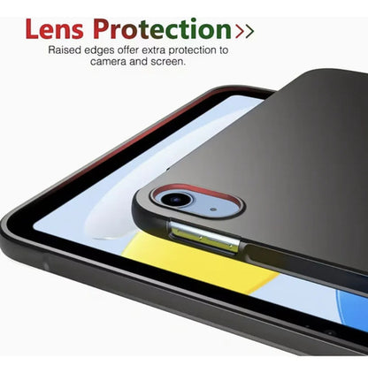 Funda Transparente Para iPad 11th/10th Gen 2025 Negro