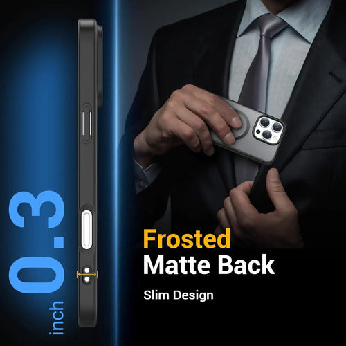 Funda Transparente Temdan Para iPhone 16 Pro Max, Compati... Negro