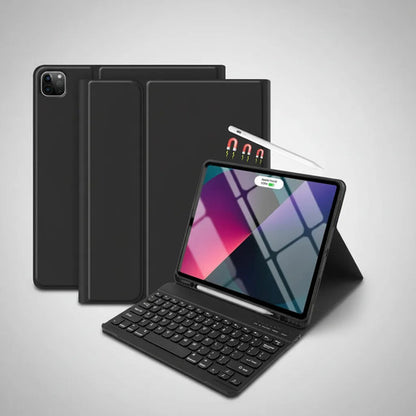 Funda Con Teclado Para iPad Air Y Pro Negro