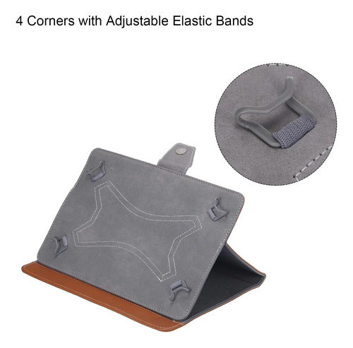 Funda Para Tablet De Cualquier Marca De 10.1 A 10.5 Pulgadas Marrón