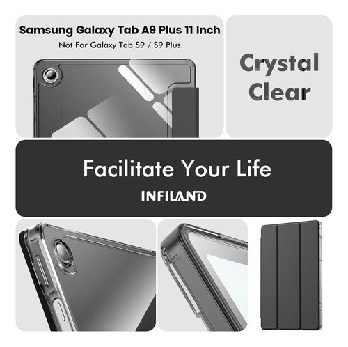 Funda Para Samsung Galaxy Tab A11+/a9+ Plus 11' Negro