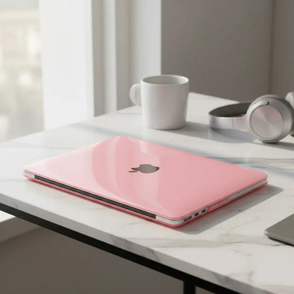 Funda Protectora Para Macbook Air 13.6  M2-m4 2022-2025 Rosa