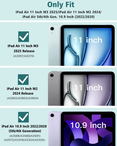 Funda Transparente Para iPad Air 11' (m2) 2024 Claro