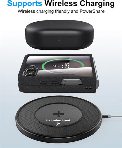 Funda Samsung Galaxy Z Flip 7, Protect De Pantalla Integrado