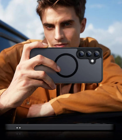 Funda Magnética Para Samsung Galaxy S25 Fe Negro