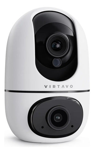 Virtavo Eggsentry 360° - Cámara De Seguridad Doble Lente Color
