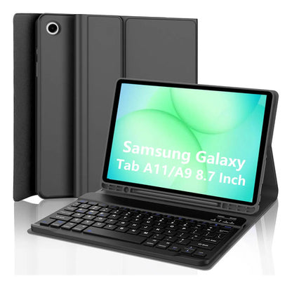 Funda Con Teclado Samsung Galaxy Tab A11 2025 Y A9 2023 8.7 Negro