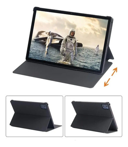 Funda De Tablet Plegable De Cuero Pu Para Chuwi HiPad Gris Oscuro