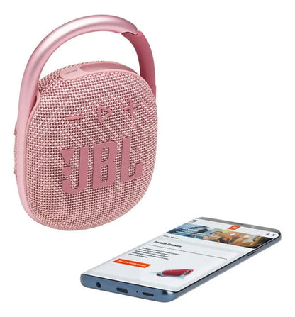 Jbl Clip 4: Parlante Bluetooth Ultracompacto E Impermeable Rosa