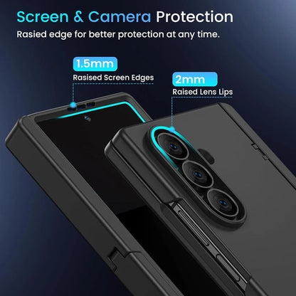 Funda Para Samsung Galaxy Z Fold 7 Con Protector. Negro