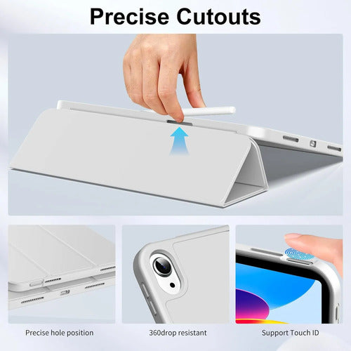 Funda Para iPad (a16) 11th Gen 2025 Y iPad 10th Gris