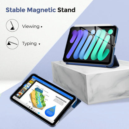 Fund Para iPad Mini 7 A17 Pro 2024/mini Azul Marino