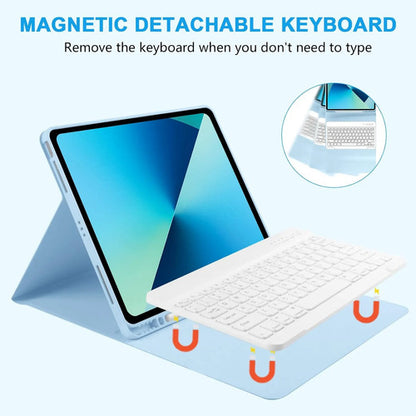Funda Con Teclado Para iPad Air 13'' M4/m3/m2/pro 12.9 Azul