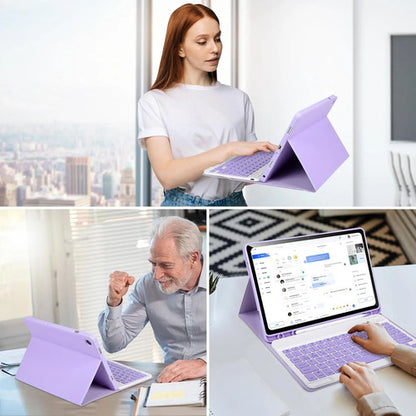 Funda Con Teclado Para Samsung Galaxy Tab A11+/a9+ 11' Violeta