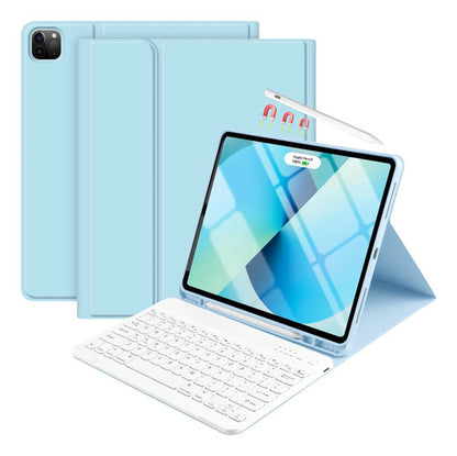 Funda Con Teclado Para iPad Air 13'' M4/m3/m2/pro 12.9 Azul