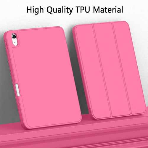 Funda Para iPad A16 Con Soporte Y Porta Lápiz Rosa Chicle