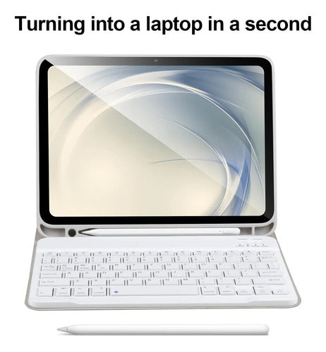 Funda Con Teclado Bluetooth Para iPad 11/10th Gen