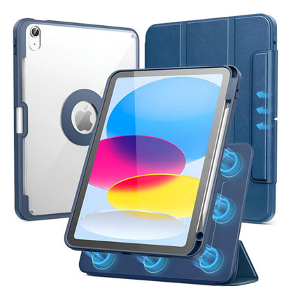 Funda Sparin Para iPad A16 11th/10th Gen 2025/2022 Con So... Azul Marino