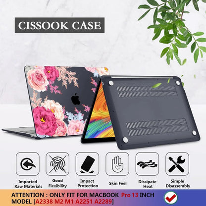 Funda Floral Cissook Para Macbook Pro 13 Inch Floreado