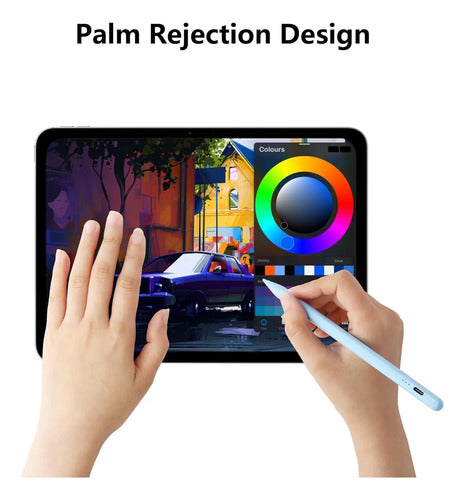 Lapiz Universal Para iPad Y Tablets Celeste