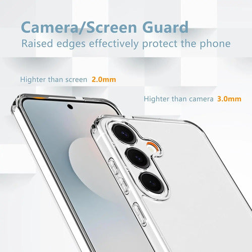 Funda Para Galaxy S25 Fe + 2 Protectores De Pantalla Transparente