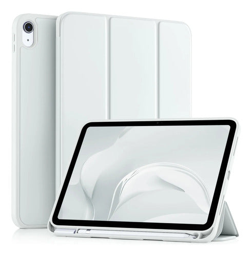 Funda Akkerds Para iPad A16 De 11a Gen Y iPad 10.9  2022 Blanco