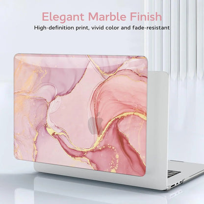 Funda B Belk Para Macbook Air Rosa Dorado Mármol