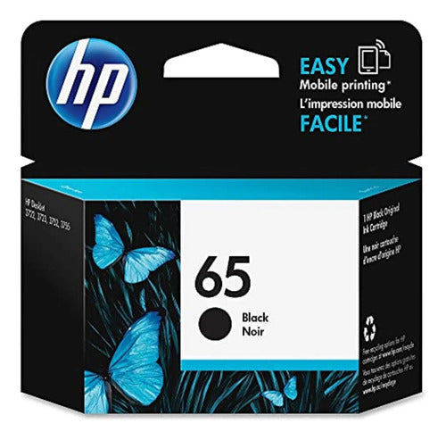 Cartucho De Tinta Hp 65, Original Y Negro, N9k02an