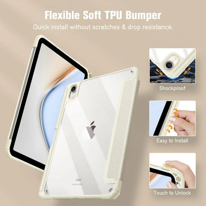 Funda Híbrida Slim Para iPad Mini 7/6 Gen Starlight