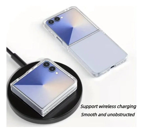 Funda Transparente Para Celular Samsung Z Flip 7 Fe Blanco Transparente