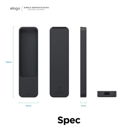 Funda Para Apple Tv 4k Hd Siri Remote 3ra Gen Negro