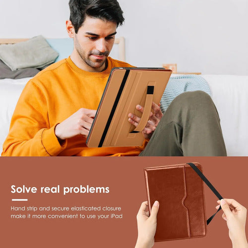 Funda Vikesi Para iPad Marrón