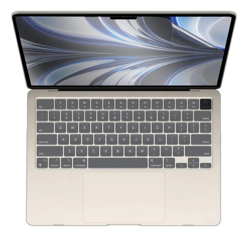 Funda Ibenzer Para Macbook Air 13  2022-2025, Transparente Transparente
