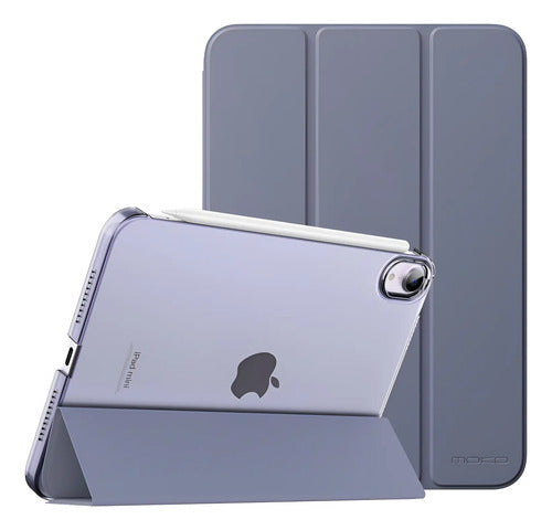 Funda Para iPad Mini 7 (a17 Pro) 2024 Y iPad Mini 6 Gris