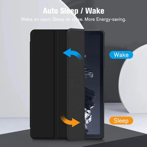 Funda Híbrida Slim Para Samsung Galaxy Tab S6 Lite Negro