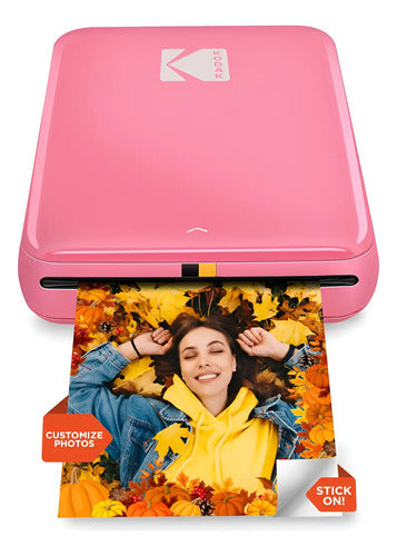 Impresora De Fotos Kodak Step Instant Smartphone - Rosa Rosa