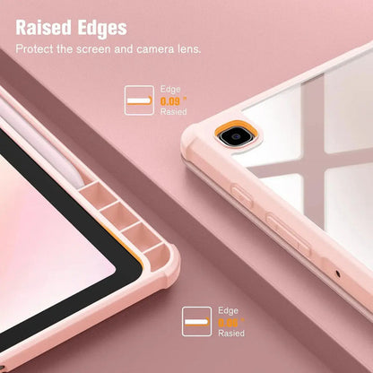 Funda Híbrida Slim Para Samsung Galaxy Tab S6 Lite Rosa